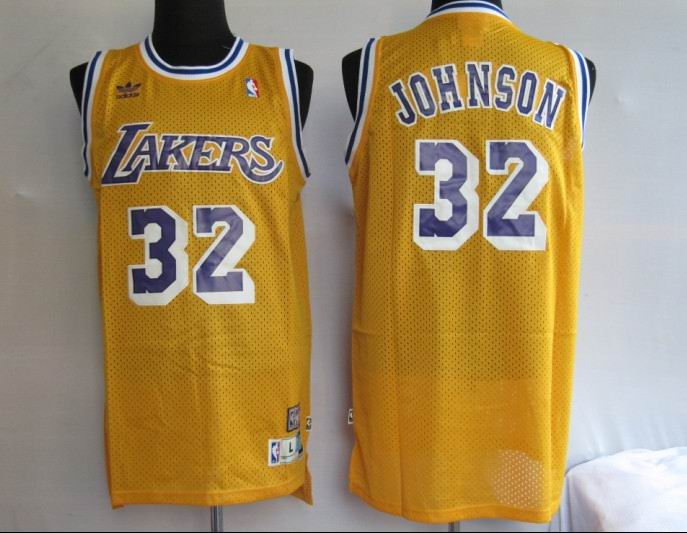 NBA Jersey Los Angeless Lakers 32# Johnson Orange NBA Jersey Los Angeless Lakers 32# Johnson Orange