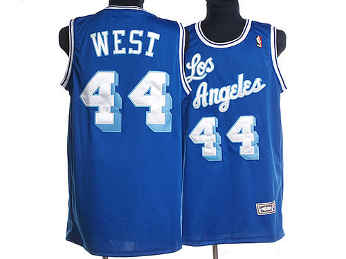 nba los angeles lakers #44 west m&n blue nba los angeles lakers #44 west m&n blue