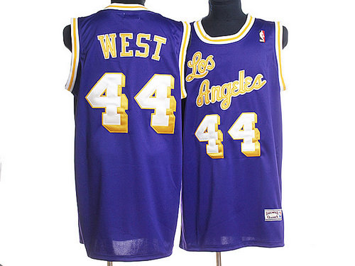 nba los angeles lakers #44 west m&n purple nba los angeles lakers #44 west m&n purple