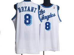 NBA Los Angeless Lakers #8 Bryant White Jerseys NBA Los Angeless Lakers #8 Bryant White Jerseys