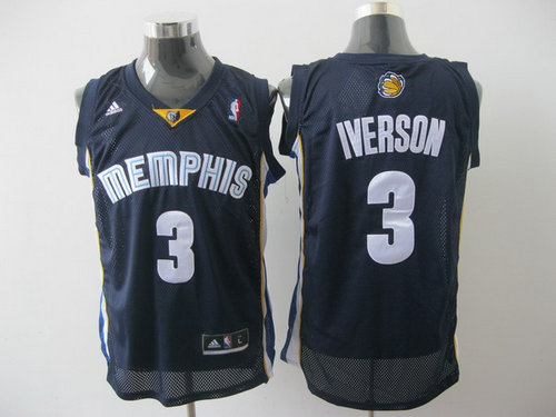 memphis grizzlies #3 iverson blue(2011 swingman revolution 30) memphis grizzlies #3 iverson blue(2011 swingman revolution 30)