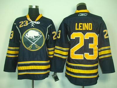 Buffalo Sabres 23 Ville Leino d.k blue Jersey Buffalo Sabres 23 Ville Leino d.k blue Jersey