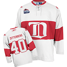 NHL Detroit Red Wings #40 Henrik Zetterberg Winter Classic White Jersey(C patch) NHL Detroit Red Wings #40 Henrik Zetterberg Winter Classic White Jersey(C patch)
