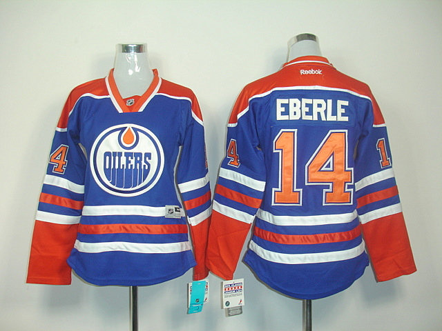 women Edmonton Oilers 14 Jordan Eberle Jerseys LT blue women Edmonton Oilers 14 Jordan Eberle Jerseys LT blue