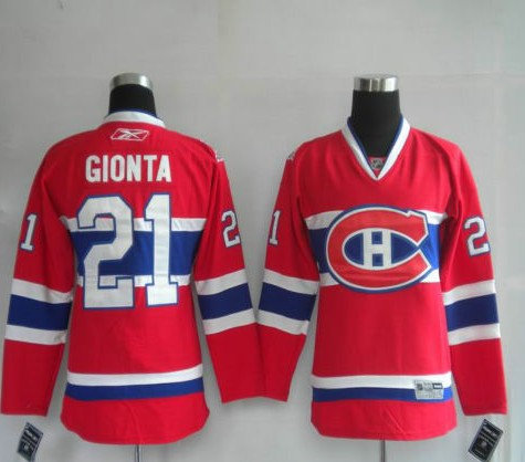 NHL Jerseys Montreal Canadiens 21# GIONTA red NHL Jerseys Montreal Canadiens 21# GIONTA red