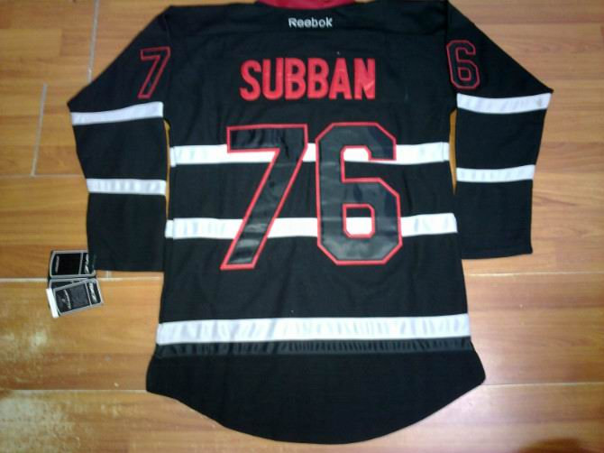 NHL Jerseys Montreal Canadiens 76# subban black NHL Jerseys Montreal Canadiens 76# subban black