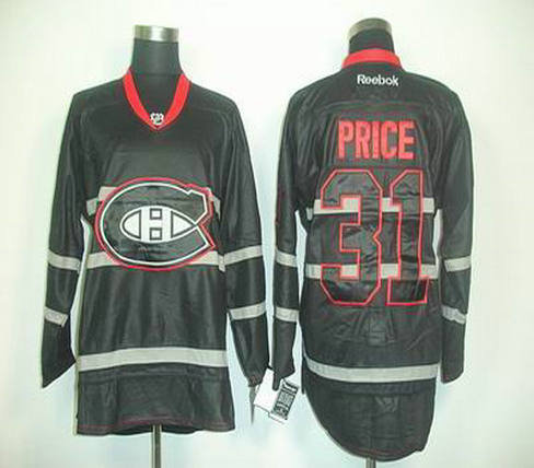 2012 black Montreal Canadiens 31 Carey Price black Jersey