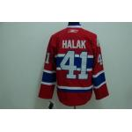 NHL Montreal Canadiens #41 HALAK Red NHL Montreal Canadiens #41 HALAK Red