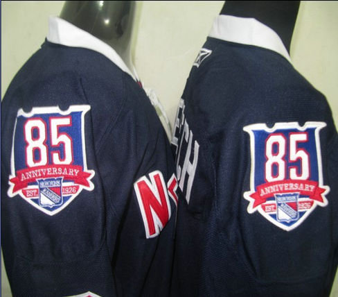 Nhl  jerseys NY Rangers 30 Lundqvist Dark blue 85th