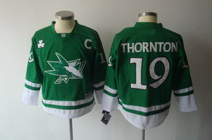 Kids Jerseys 2011 St Pattys Day San Jose Sharks 19