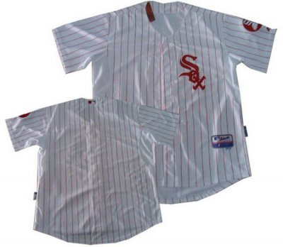 Chicago White Sox blank white red strip Jersey Chicago White Sox blank white red strip Jersey
