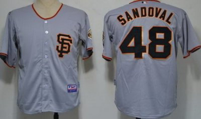 San Francisco Giants 48 Sandoval Grey Cool Base 2012 MLB Jerseys San Francisco Giants 48 Sandoval Grey Cool Base 2012 MLB Jerseys