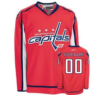 Customized Washington Capitals Jersey Red Home Man Jersey Customized Washington Capitals Jersey Red Home Man Jersey