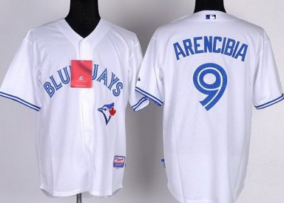 Toronto Blue Jays #9 J.P.Arencibia White Cool Base MLB Jerseys Toronto Blue Jays #9 J.P.Arencibia White Cool Base MLB Jerseys