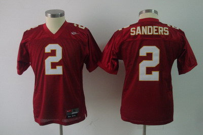 Youth ncaa Florida State Seminoles #2 Sanders Red Jerseys Youth ncaa Florida State Seminoles #2 Sanders Red Jerseys
