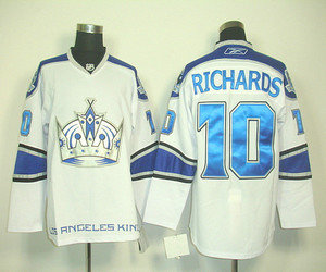 Los Angeles Kings 10 RICHARDS white nhl jerseys Los Angeles Kings 10 RICHARDS white nhl jerseys