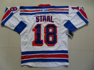 NHL jerseys NY Rangers 18 STAAL JERSEYS white NHL jerseys NY Rangers 18 STAAL JERSEYS white