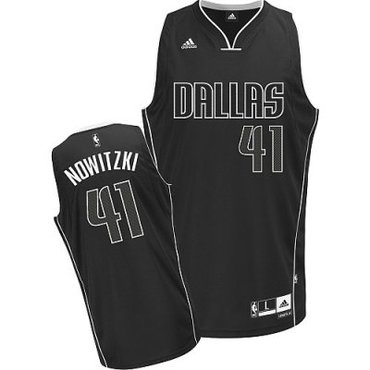 Dallas Mavericks Black & White #41 Dirk Nowitzki Black Swingman adidas Jerseys Dallas Mavericks Black & White #41 Dirk Nowitzki Black Swingman adidas Jerseys