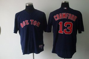 Boston Red Sox 13 Carl Crawford DK blue Baseball Jersey Cool Base Boston Red Sox 13 Carl Crawford DK blue Baseball Jersey Cool Base