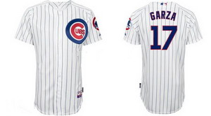 Chicago Cubs 17 Matt Garza White (blue stripe) Jerseys Chicago Cubs 17 Matt Garza White (blue stripe) Jerseys