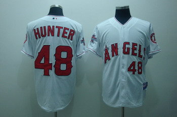 Los Angeles Angels hunter white Jerseys all star Patch Los Angeles Angels hunter white Jerseys all star Patch