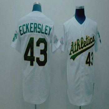 Okland Athletics 43 Rollie Fingers white Jerseys Throwback Okland Athletics 43 Rollie Fingers white Jerseys Throwback
