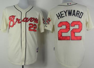 Atlanta Braves 22# Jason Heyward Cream 2012 Cool Base MLB Jerseys Atlanta Braves 22# Jason Heyward Cream 2012 Cool Base MLB Jerseys