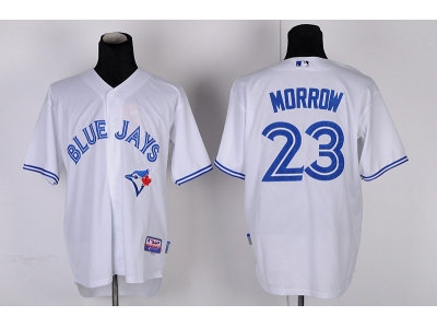mlb jerseys toronto blue jays #23 morrow white(2012 new) mlb jerseys toronto blue jays #23 morrow white(2012 new)