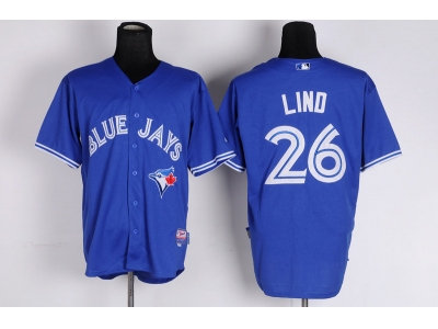 mlb jerseys toronto blue jays #26 lind blue(2012 new) mlb jerseys toronto blue jays #26 lind blue(2012 new)