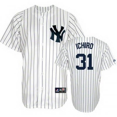 New York Yankees Ichiro #31 Home Pinstripe Jerseys New York Yankees Ichiro #31 Home Pinstripe Jerseys