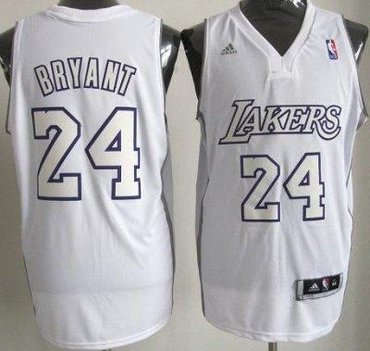 Los Angeles Lakers 24 Kobe Bryant White Revolution 30 Swingman Jerseys Silver Number Christmas Style Los Angeles Lakers 24 Kobe Bryant White Revolution 30 Swingman Jerseys Silver Number Christmas Style