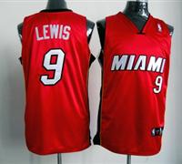 nba miami heat #9 lewis red jerseys nba miami heat #9 lewis red jerseys