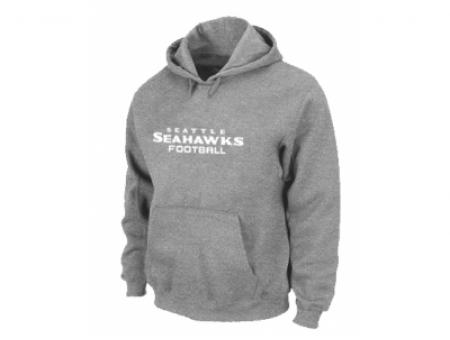 Seattle Seahawks Authentic font Pullover Hoodie Grey Seattle Seahawks Authentic font Pullover Hoodie Grey