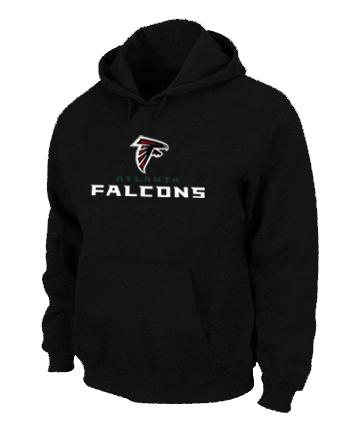 Atlanta Falcons Authentic Logo Pullover Hoodie Black Atlanta Falcons Authentic Logo Pullover Hoodie Black