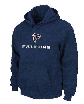 Atlanta Falcons Authentic Logo Pullover Hoodie D.Blue Atlanta Falcons Authentic Logo Pullover Hoodie D.Blue