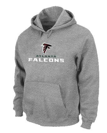 Atlanta Falcons Authentic Logo Pullover Hoodie Grey Atlanta Falcons Authentic Logo Pullover Hoodie Grey
