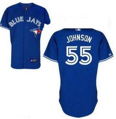 Toronto Blue Jays Josh Johnson #55 Blue Jerseys Toronto Blue Jays Josh Johnson #55 Blue Jerseys