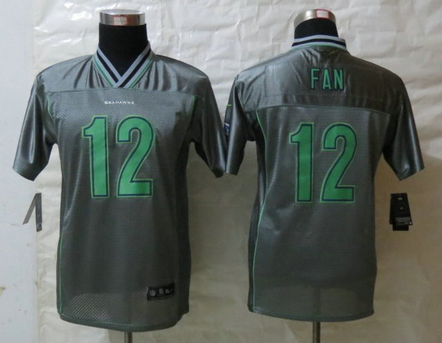 Youth NEW Seattle Seahawks #12 Fan Grey Vapor Elite Jerseys Youth NEW Seattle Seahawks #12 Fan Grey Vapor Elite Jerseys