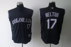 mlb Colorado Rockies 17# Todd Helton Black jerseys mlb Colorado Rockies 17# Todd Helton Black jerseys
