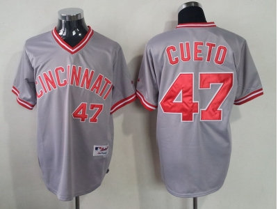 mlb jerseys cincinnati reds #47 cueto grey(2013 new) mlb jerseys cincinnati reds #47 cueto grey(2013 new)