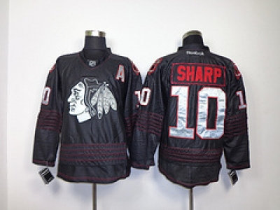 nhl jerseys chicago blackhawks #10 sharp full black(patch A) nhl jerseys chicago blackhawks #10 sharp full black(patch A)