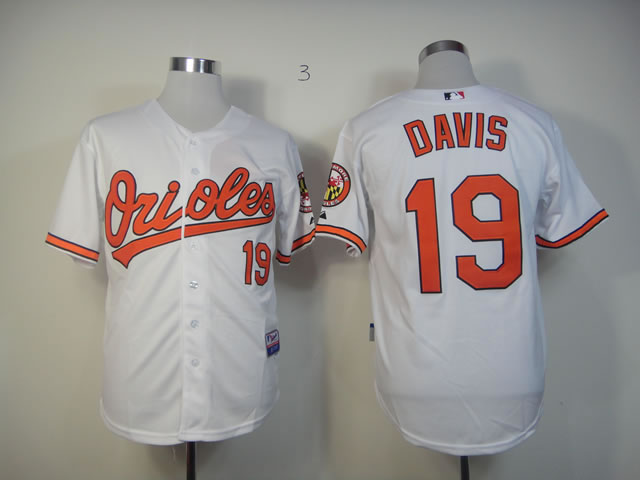 MLB Jerseys Baltimore Orioles #19 Chris Davis white Jersey MLB Jerseys Baltimore Orioles #19 Chris Davis white Jersey