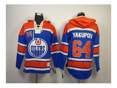 nhl jerseys edmonton oilers #64 yakupov blue(pullover hooded sweatshirt) nhl jerseys edmonton oilers #64 yakupov blue(pullover hooded sweatshirt)