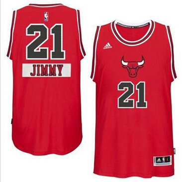 Chicago Bulls #21 Jimmy Butler Red 2014-15 Christmas Day NBA Jersey
