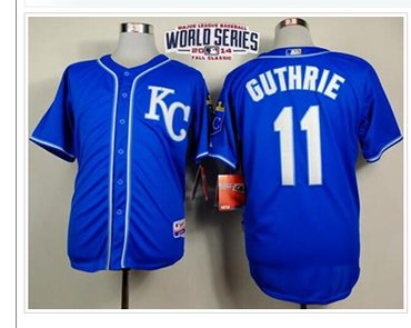 Royals #11 Jeremy Guthrie Light Blue 2 Cool Base W 2014 World Series Patch Baseball Jersey Royals #11 Jeremy Guthrie Light Blue 2 Cool Base W 2014 World Series Patch Baseball Jersey