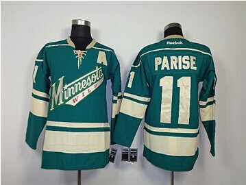 Minnesota Wild #11 Zach Parise Green Stitched NHL Jersey Minnesota Wild #11 Zach Parise Green Stitched NHL Jersey
