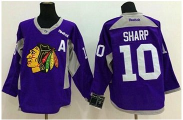 Chicago Blackhawks #10 Patrick Sharp Purple Hockey Fights Cancer Stitched NHL Jersey Chicago Blackhawks #10 Patrick Sharp Purple Hockey Fights Cancer Stitched NHL Jersey