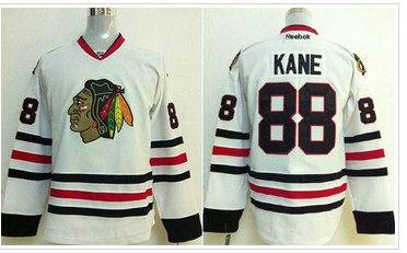 Youth NHL Chicago Blackhawks #88 Patrick Kane White Jersey Youth NHL Chicago Blackhawks #88 Patrick Kane White Jersey