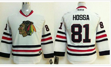 Youth NHL Chicago Blackhawks #81 Marian Hossa White Jersey Youth NHL Chicago Blackhawks #81 Marian Hossa White Jersey