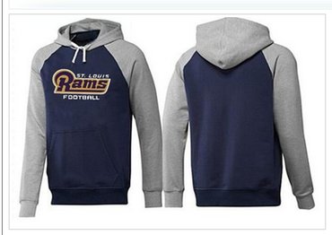 Los Angeles Rams English Version Pullover Hoodie Dark Blue & Grey Los Angeles Rams English Version Pullover Hoodie Dark Blue & Grey
